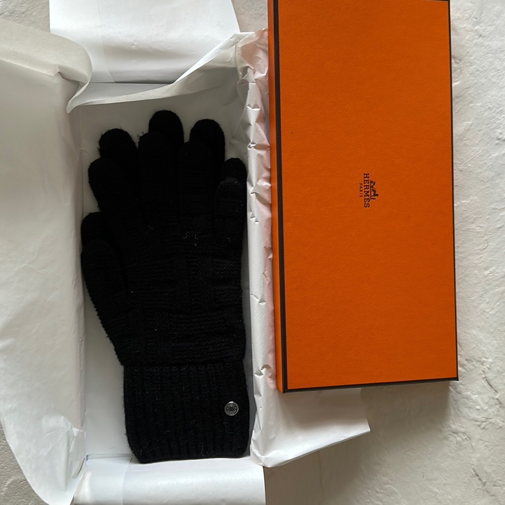 Hermes Wool Gloves